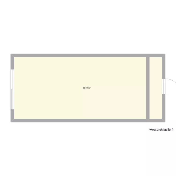 conteneur. Plan de 