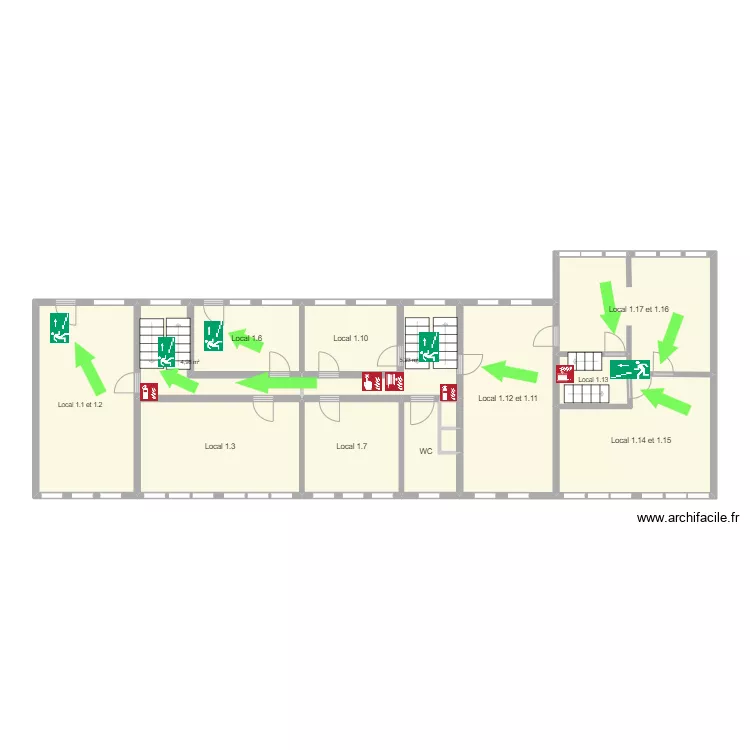 gabrielapascovici - IDU Fondamental &eacute;tage 1. Plan de 