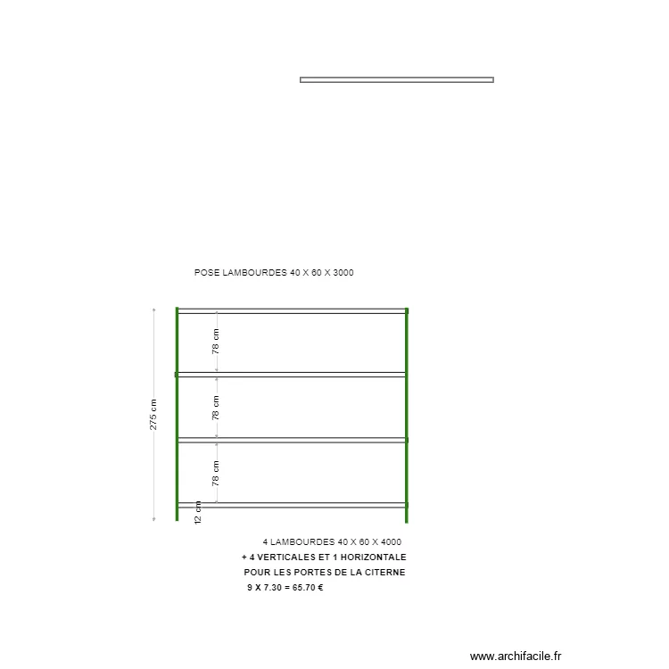 lambourdes gloriette. Plan de 