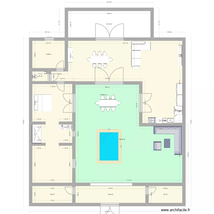 essaouira 2. Plan de 8 pièces et 284 m²