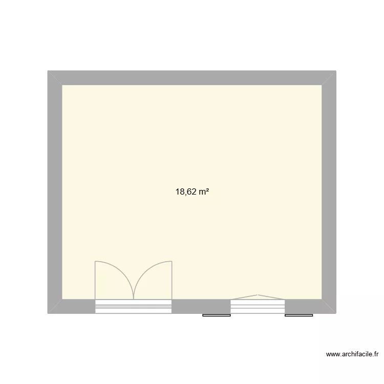 ESSAI. Plan de 3 et 56 m² ESSAI. Plan de 3 et 56 m²