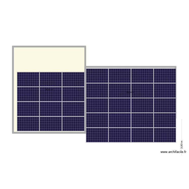 NEME. Plan de 2  et 63 m²