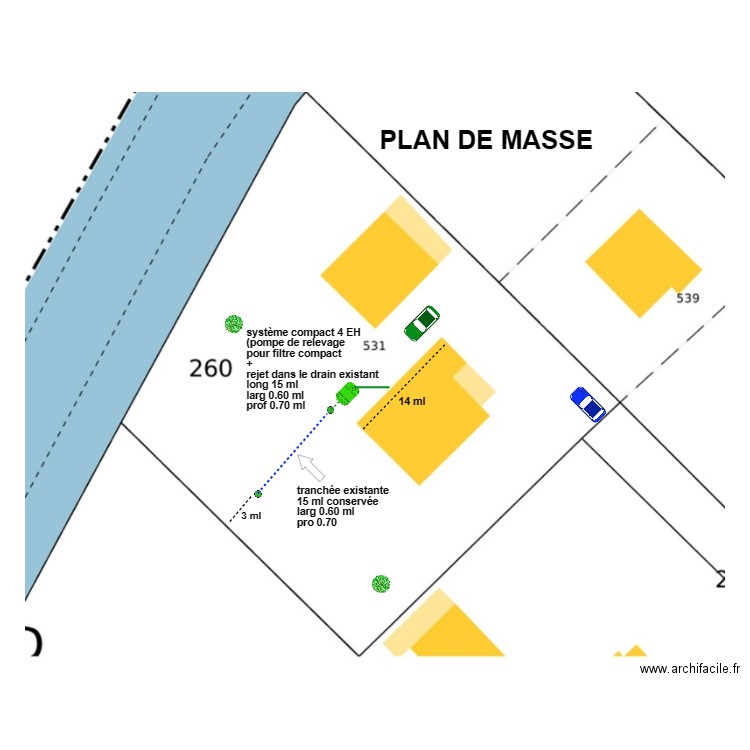 couzinet compact. Plan de 0 pièce et 0 m2