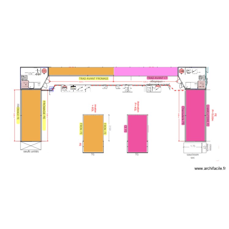 Arri&egrave;re Trad Publier CTT FC. Plan de 0 pièce et 0 m2