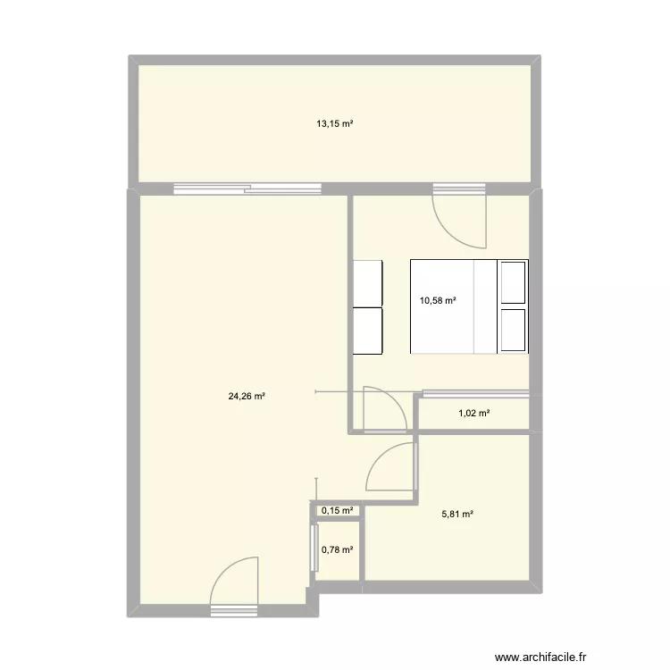 LOZARI. Plan de 7 et 56 m² LOZARI. Plan de 7 et 56 m²