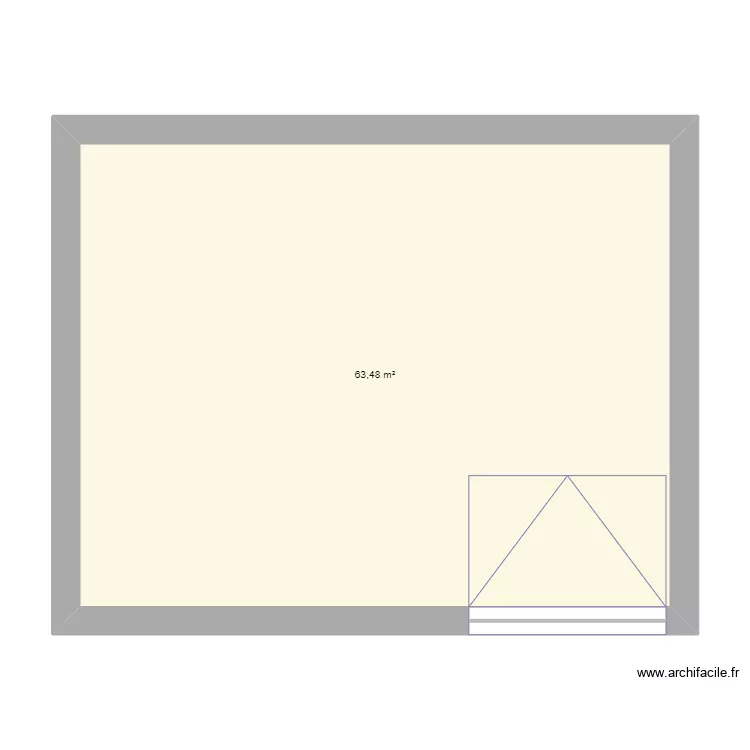Grange avant modications. Plan de Grange avant modications. Plan de