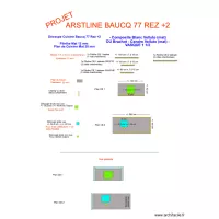 Projet D&eacute;coupe Cuisine Baucq 77 Rez+2
