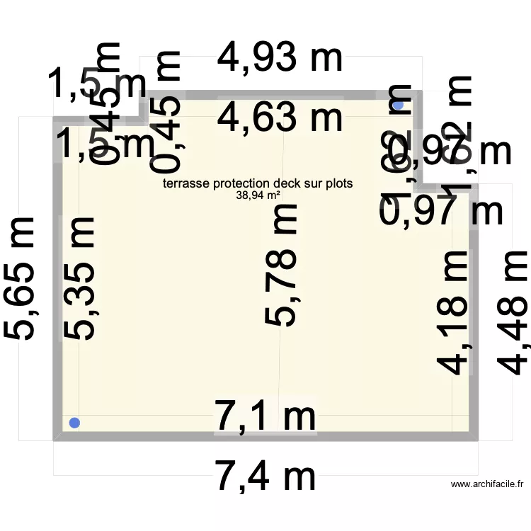 plan terrasse HMC CHANTIER STIVALET. Plan de plan terrasse HMC CHANTIER STIVALET. Plan de