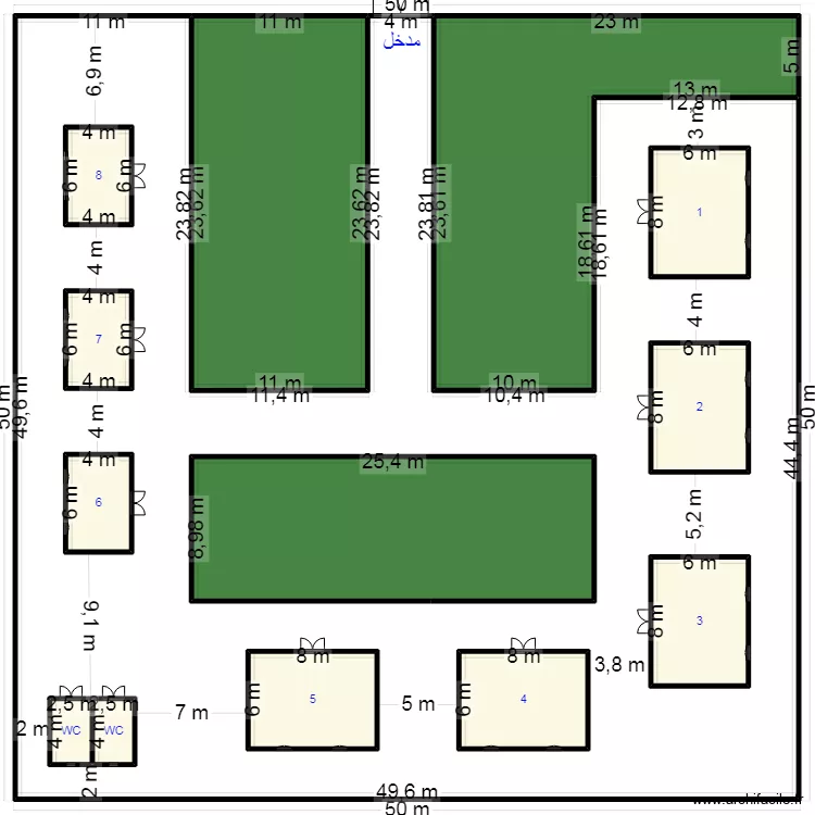 PLAN 50X50 Client 43 96 33 38. Plan de 