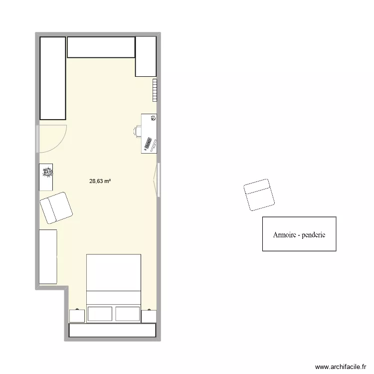 Chambre 2. Plan de Chambre 2. Plan de