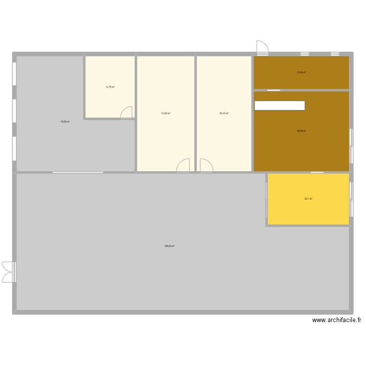 ys2. Plan de 8 pièces et 394 m2