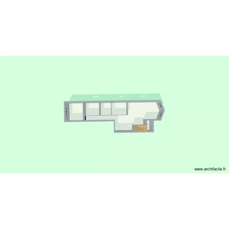 sous sol. Plan de 7  et 94 m²