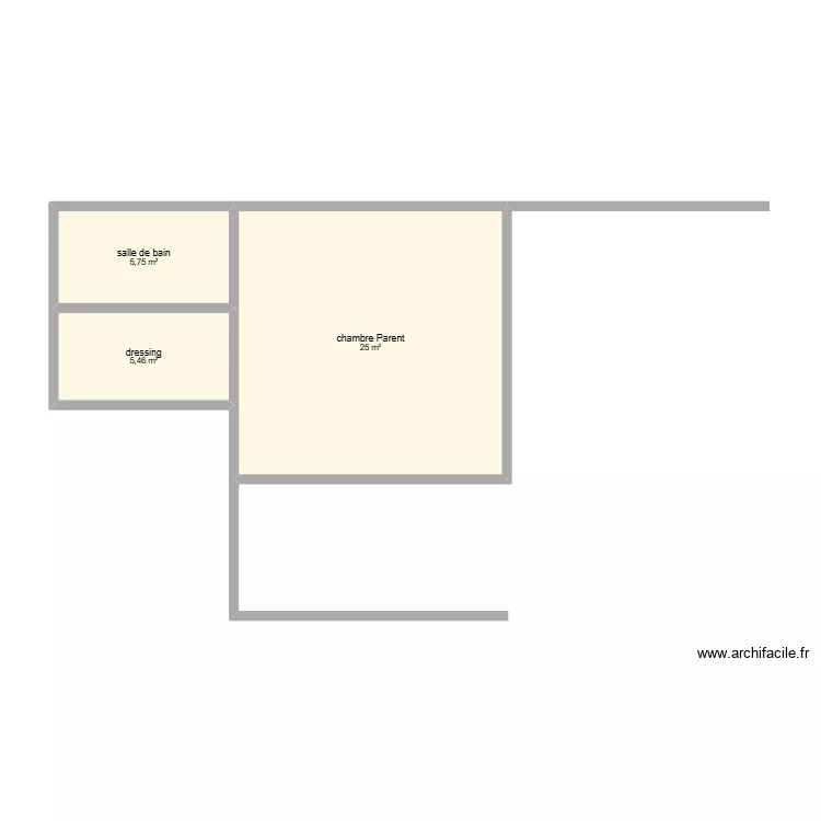 etage carrefour. Plan de 3 Pièces et 36 m² etage carrefour. Plan de 3 Pièces et 36 m²