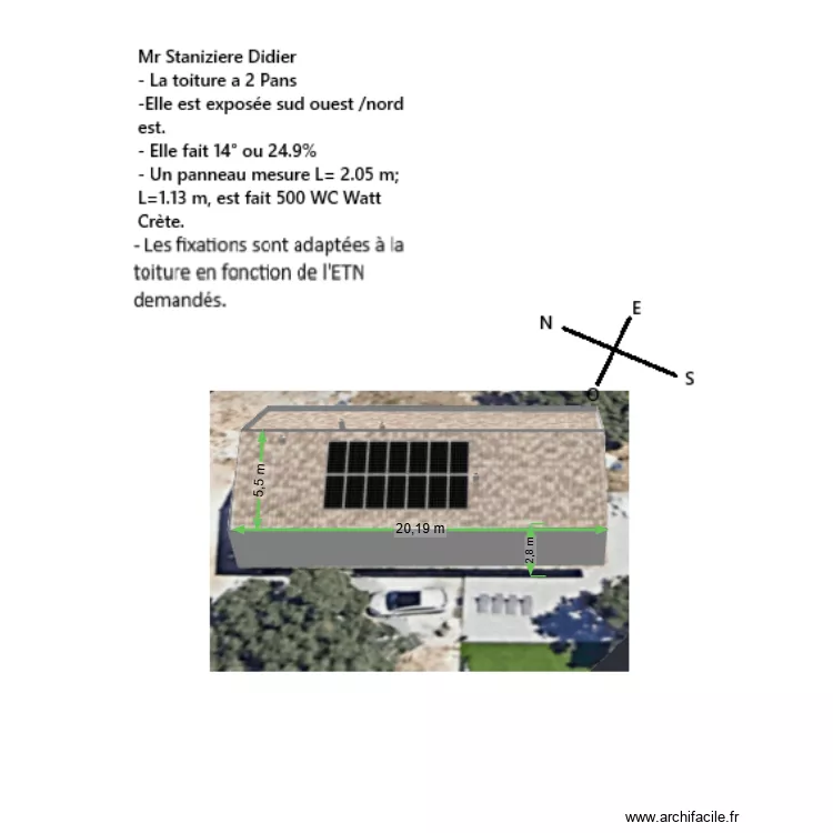 plan maison didier. Plan de 