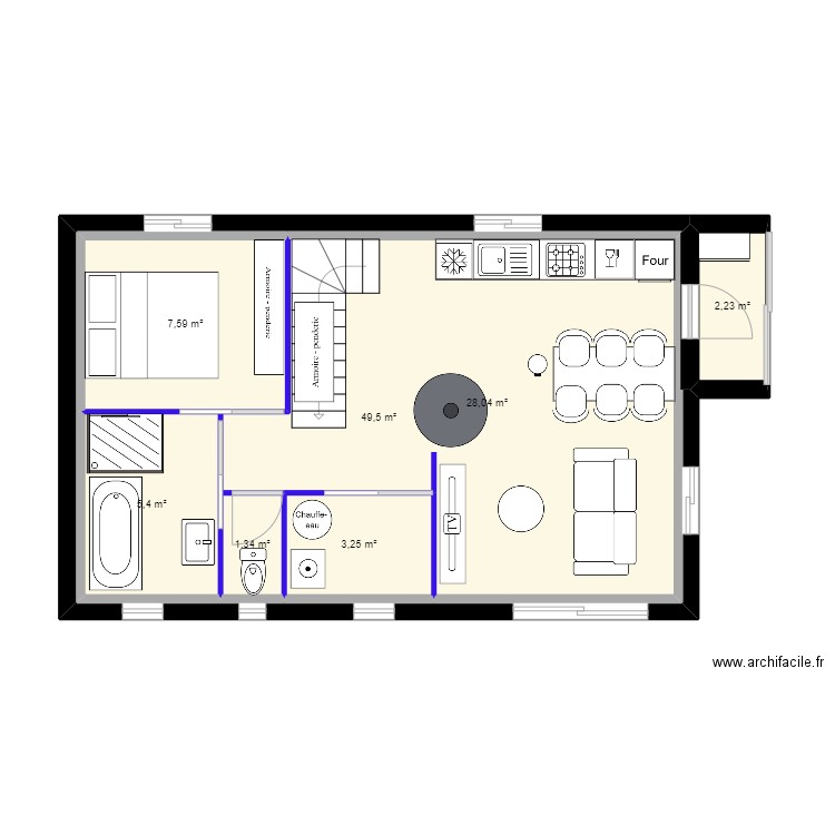 plan 2. Plan de 0 pièce et 0 m2