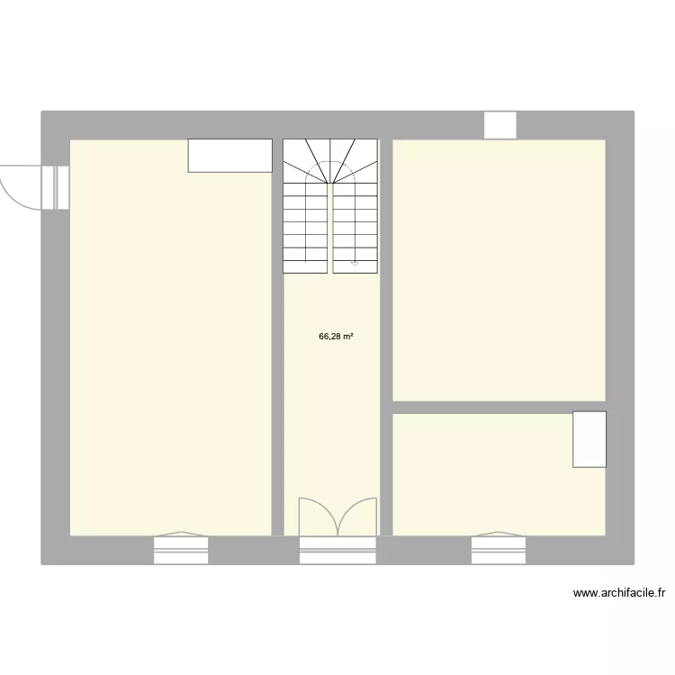 Villa del sol. Plan de 1 et 66 m² Villa del sol. Plan de 1 et 66 m²