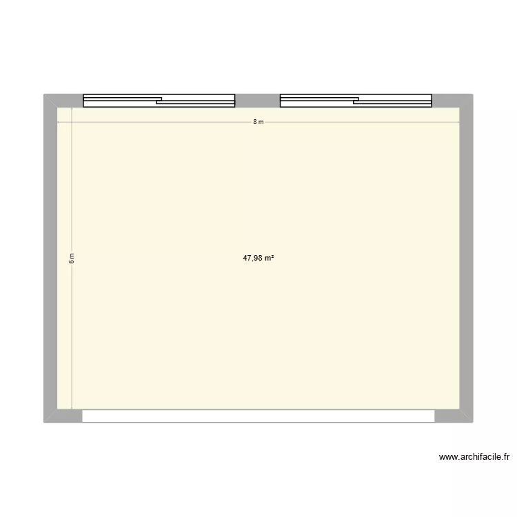 test 1. Plan de 1 et 48 m² test 1. Plan de 1 et 48 m²