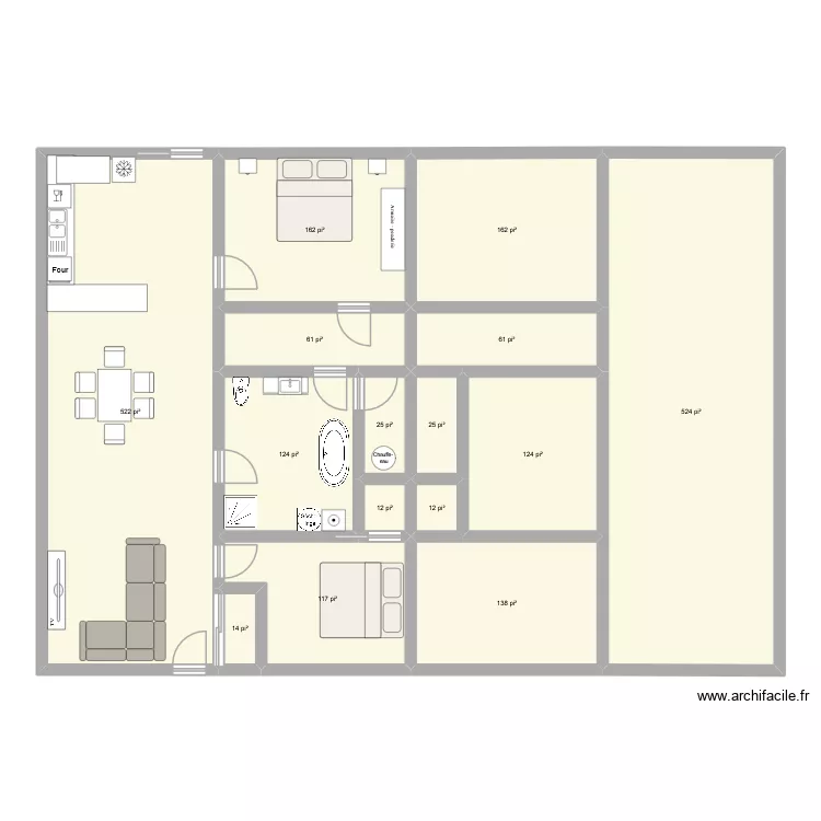 DUplex. Plan de 15 et 194 m² DUplex. Plan de 15 et 194 m²