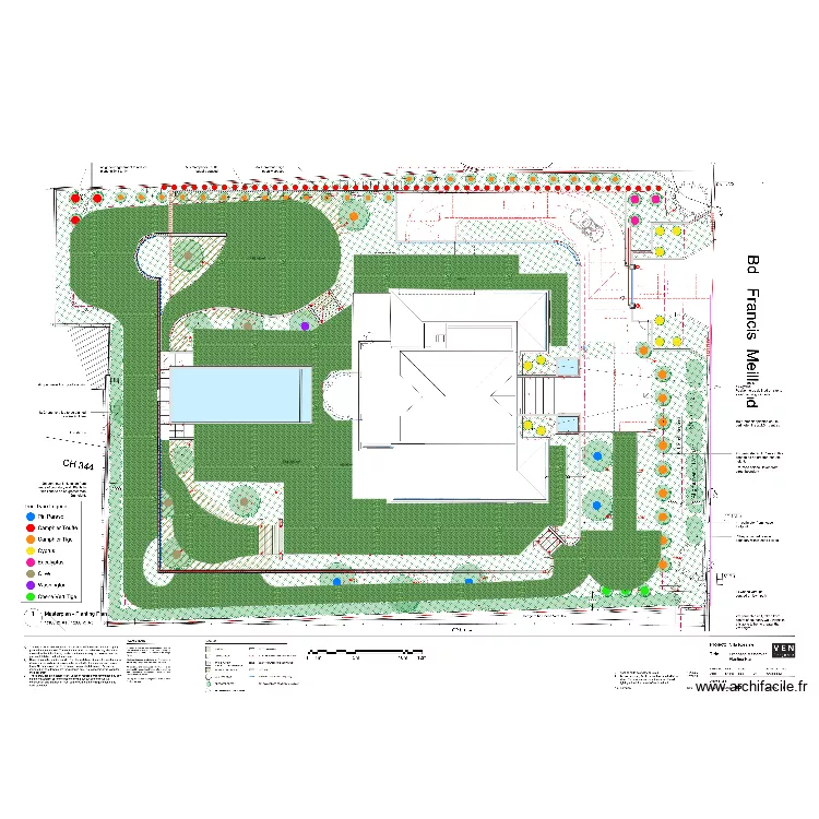 gazon antibes. Plan de 