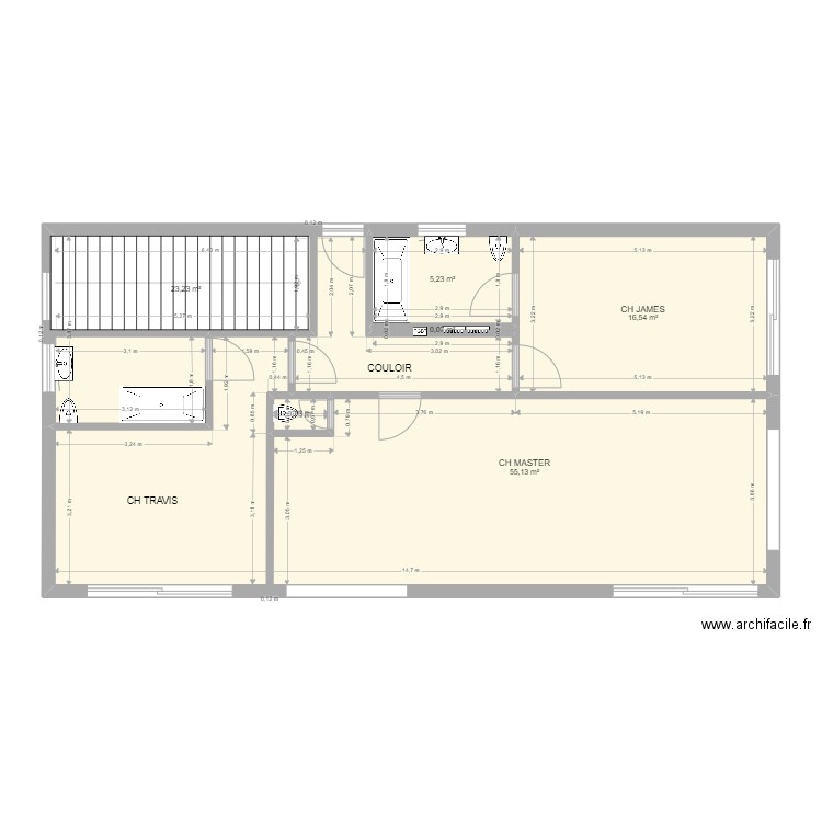 SALAZAR amanda et cyril 2eme etage. Plan de 0 pièce et 0 m2
