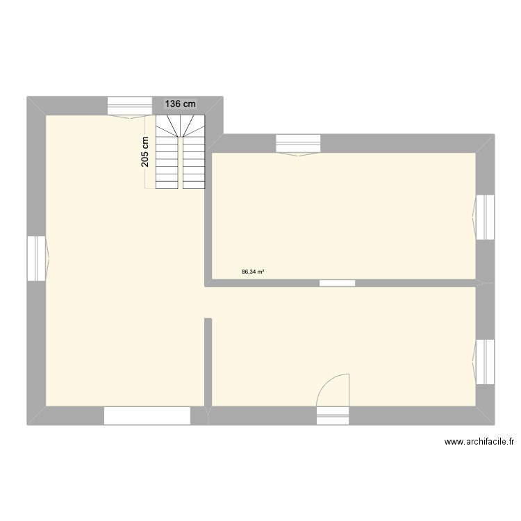 Montmaur RDC V2. Plan de 0 pièce et 0 m2