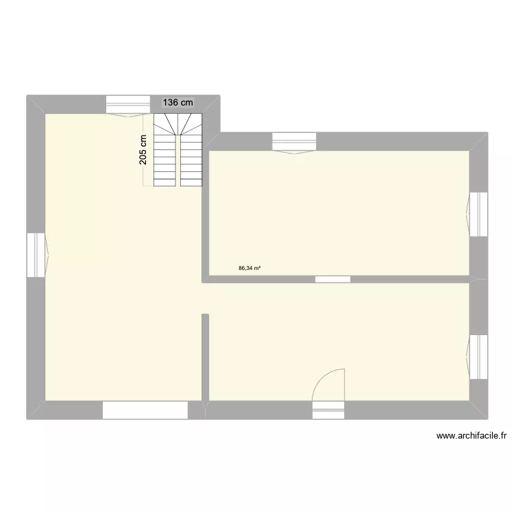 Montmaur RDC V2. Plan de 