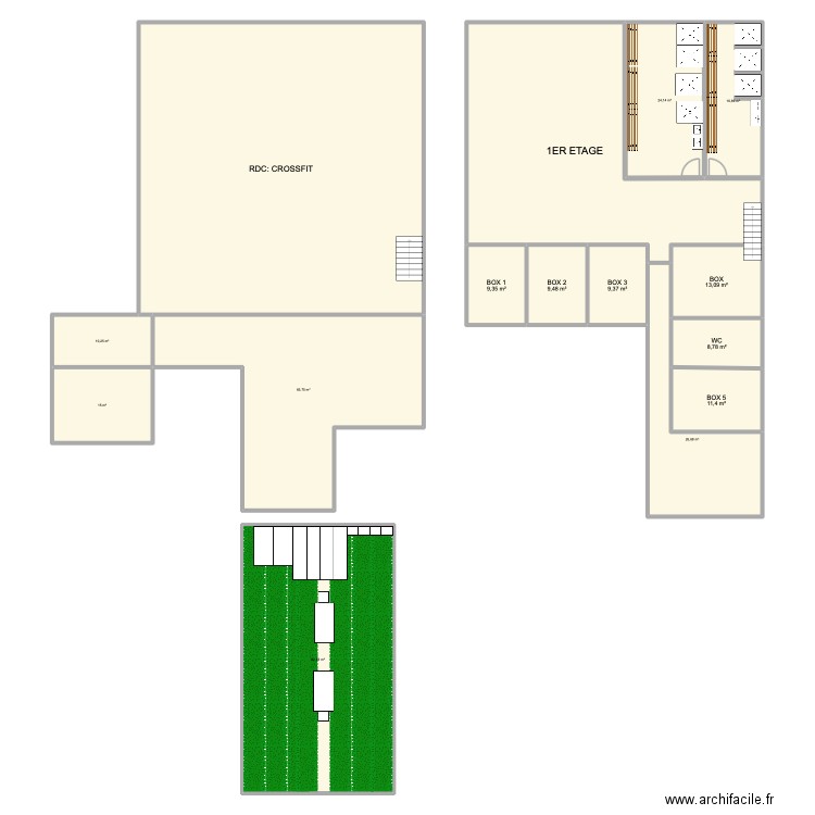 Magnum V2. Plan de 15 pièces et 562 m2