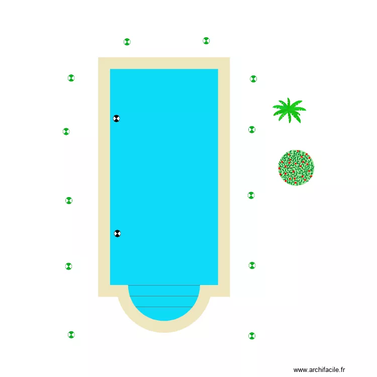 PISCINE. Plan de 