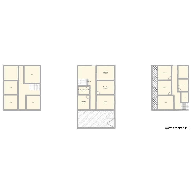 maison. Plan de 19 pièces et 359 m2