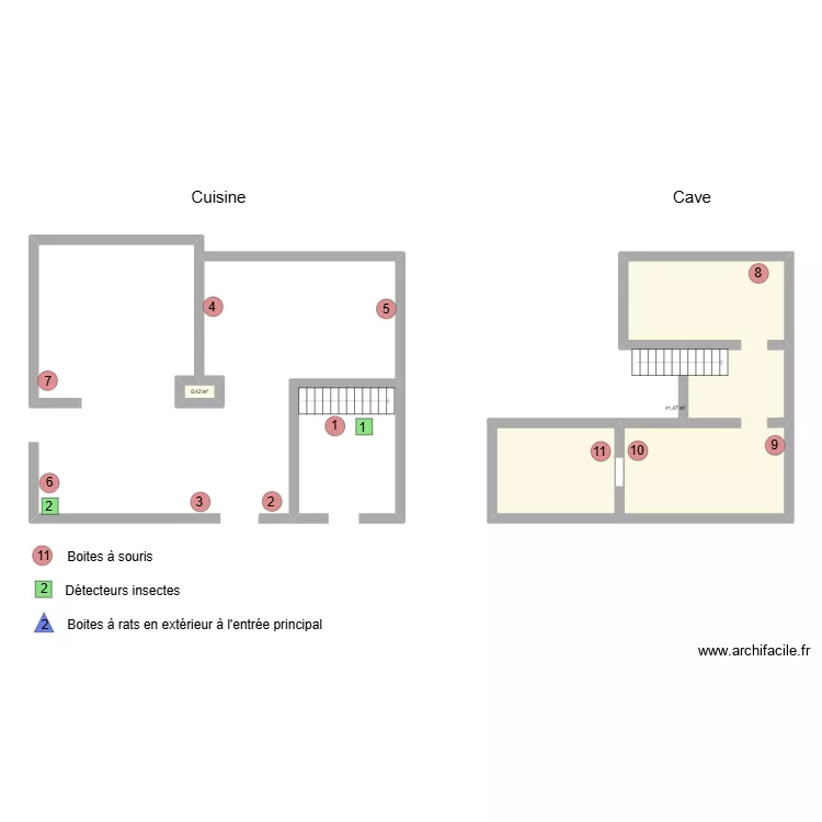 CENTRE MENA. Plan de 