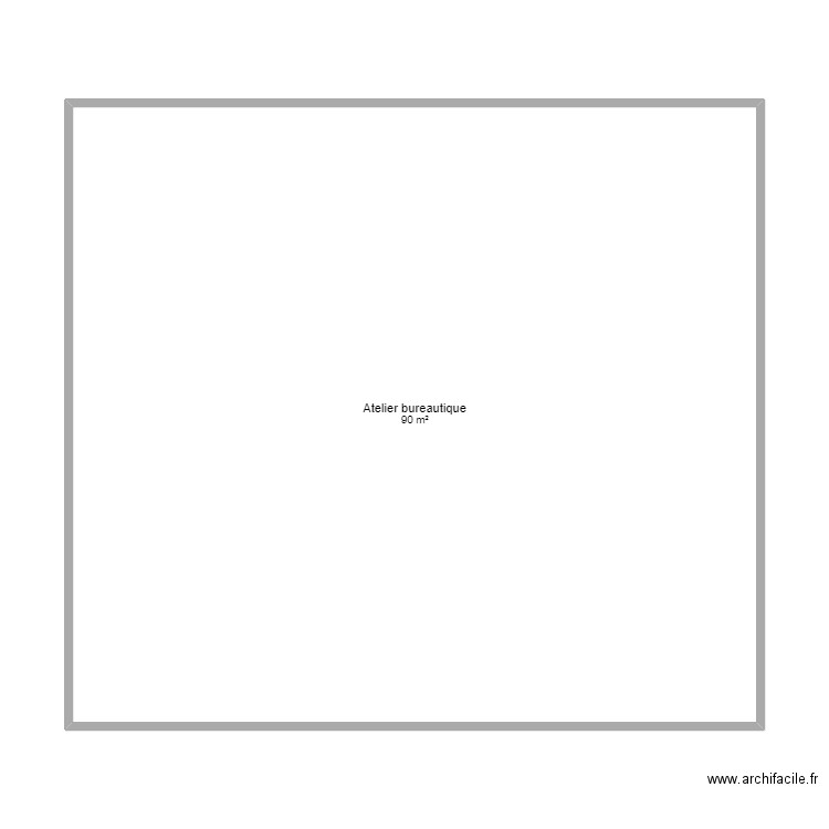 Atelier bureautique. Plan de 0 pièce et 0 m2