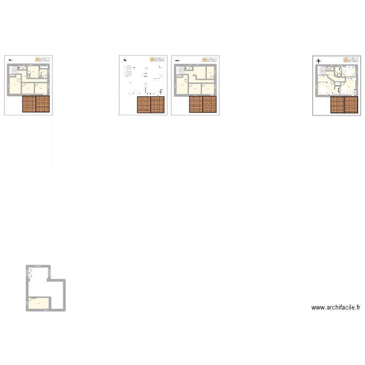 Villfranche. Plan de 21 pièces et 187 m2