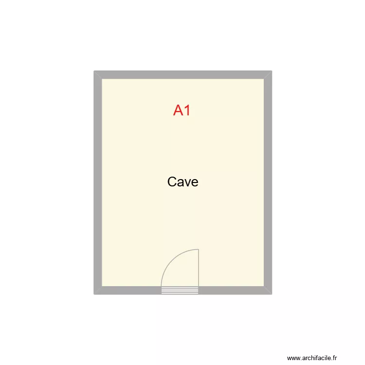 2602 DELLINGER. Plan de 1  et 6 m²