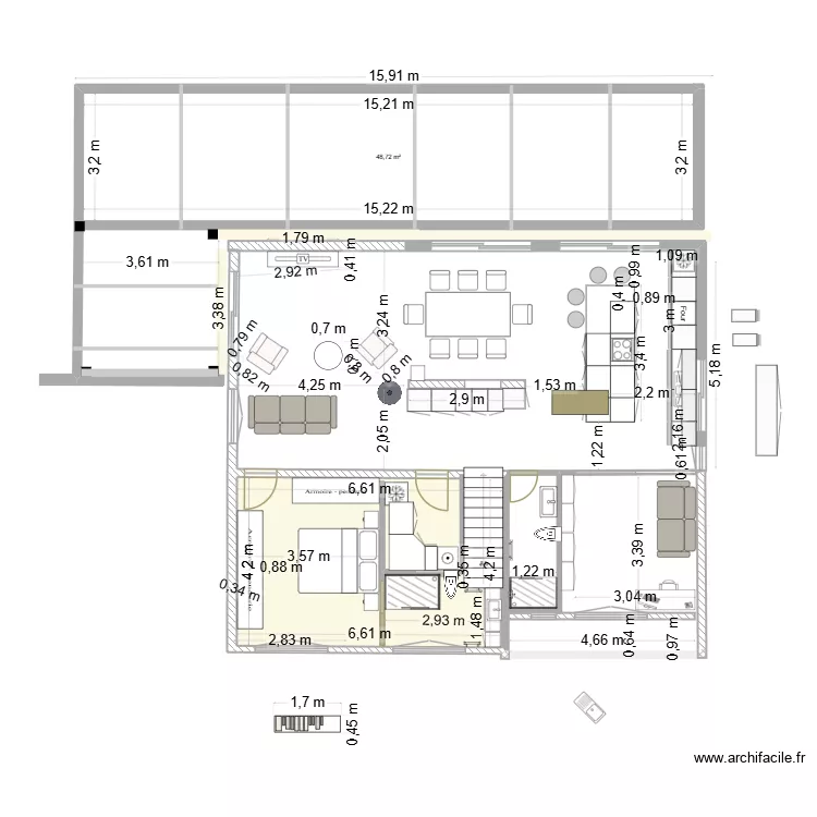 7 travail Obernai modifié Geoffrey retravaillé ricou. Plan de 2 Pièces et 76 m² 7 travail Obernai modifié Geoffrey retravaillé ricou. Plan de 2 Pièces et 76 m²
