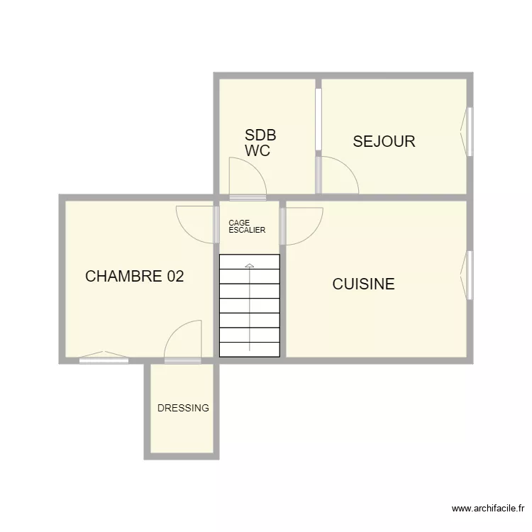AIMARGUES ETAGE. Plan de 