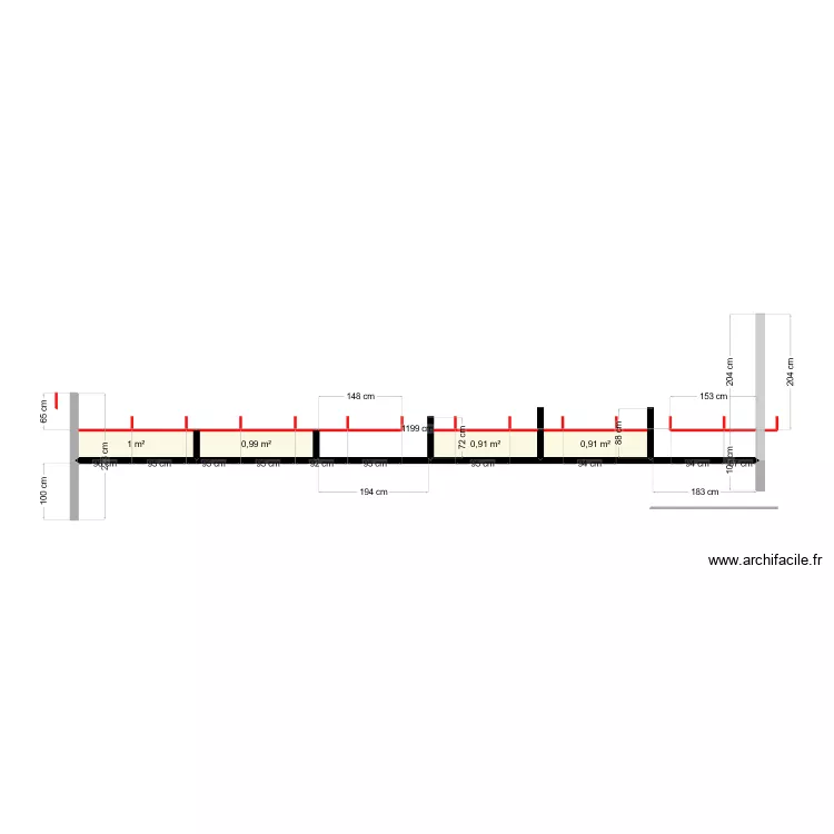 bac acier pannejk. Plan de 