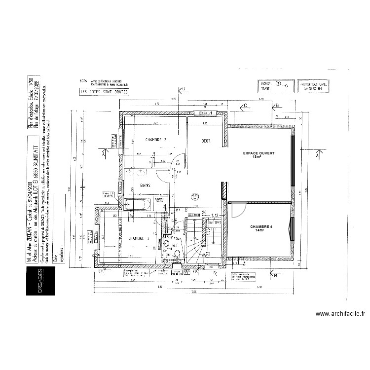 ROUKOS. Plan de 0 pièce et 0 m2