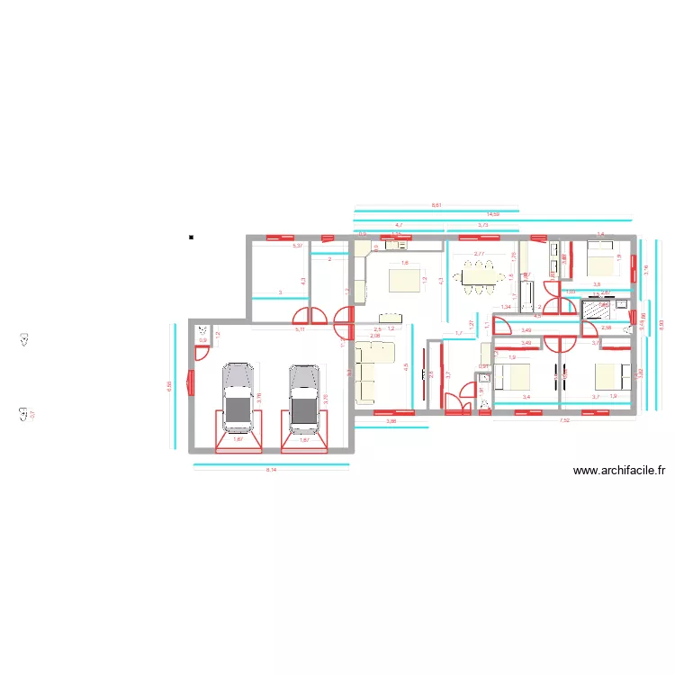 Plan de Bernard N 4. Plan de 