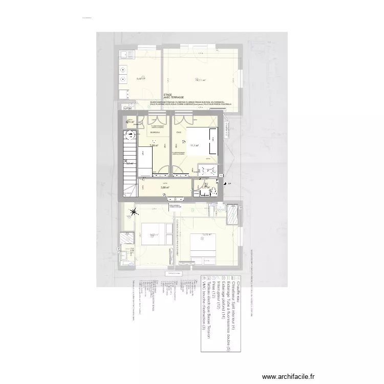 comps 2 etage. Plan de comps 2 etage. Plan de