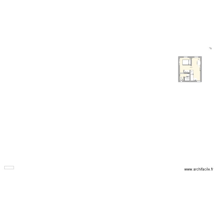 STUDIO RDC. Plan de 0 pièce et 0 m2