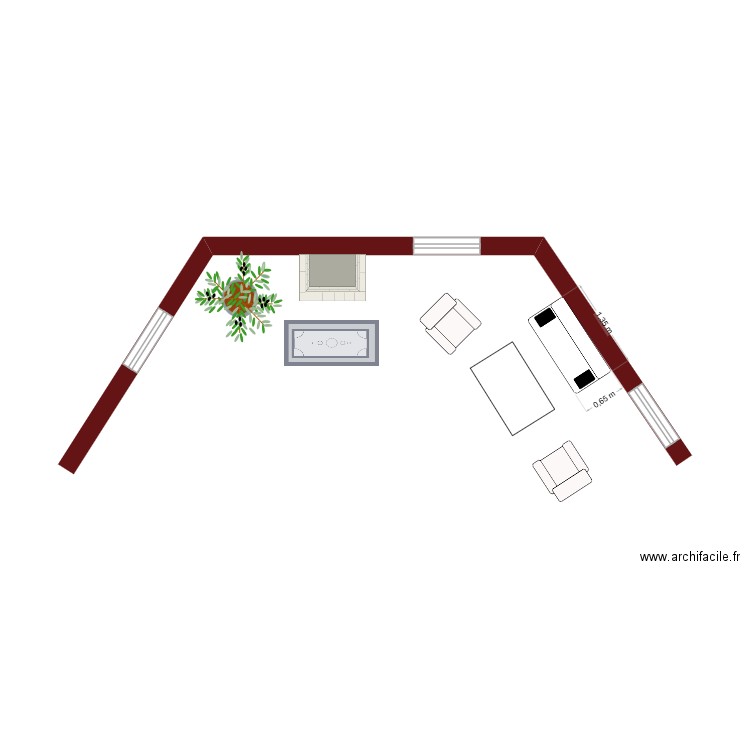 projet cret. Plan de 0 pièce et 0 m2