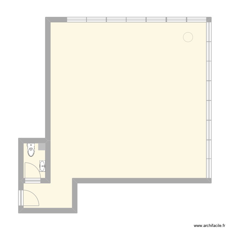PLATEAU DE BUREAUX CCF AGORA. Plan de 0 pièce et 0 m2