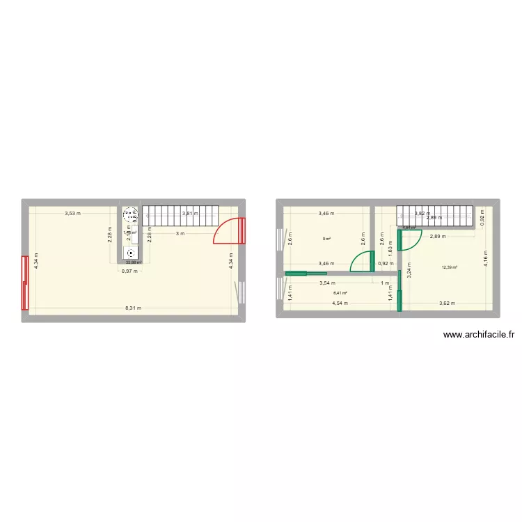 idee. Plan de 6 et 68 m² idee. Plan de 6 et 68 m²