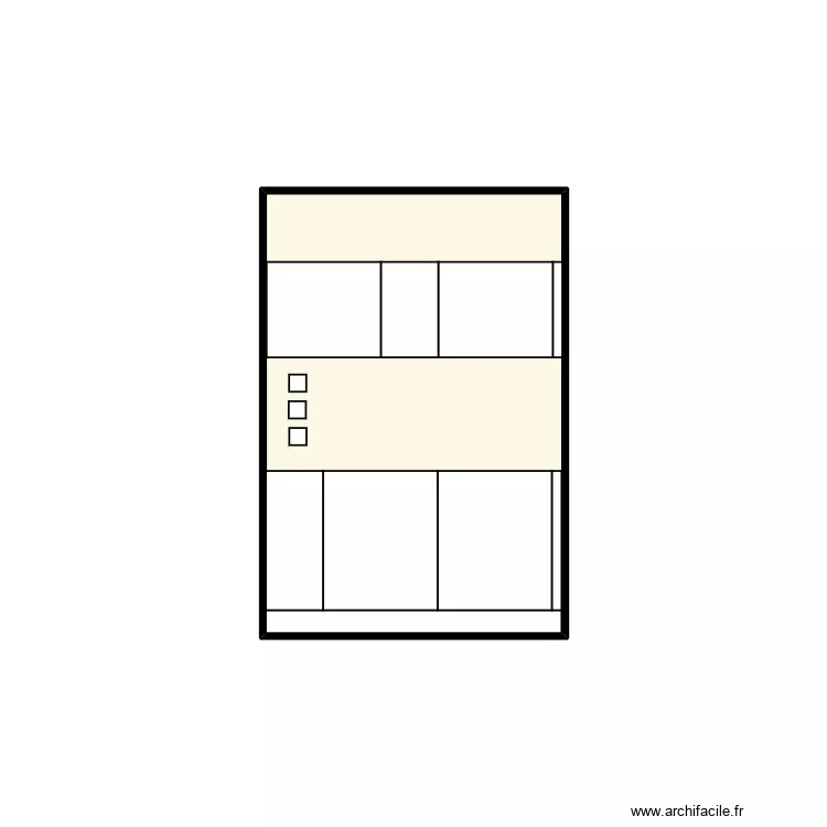 COLMAN EXISTANT. Plan de 