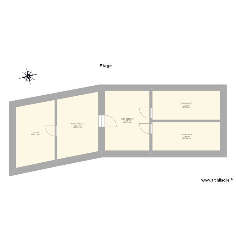 PERRIER - Etage. Plan de 0 pièce et 0 m2
