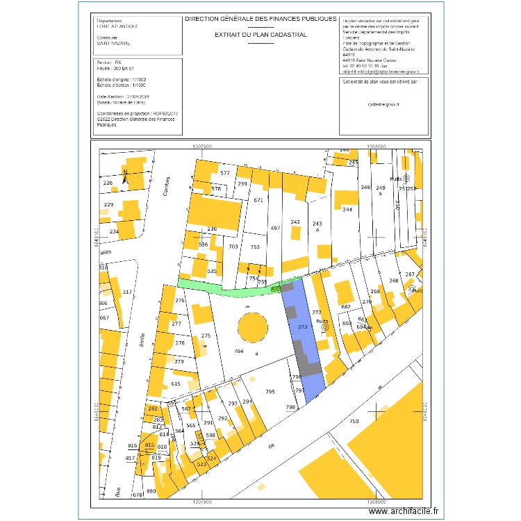 Saint Nazaire - 143 trignac. Plan de 0 pièce et 0 m2