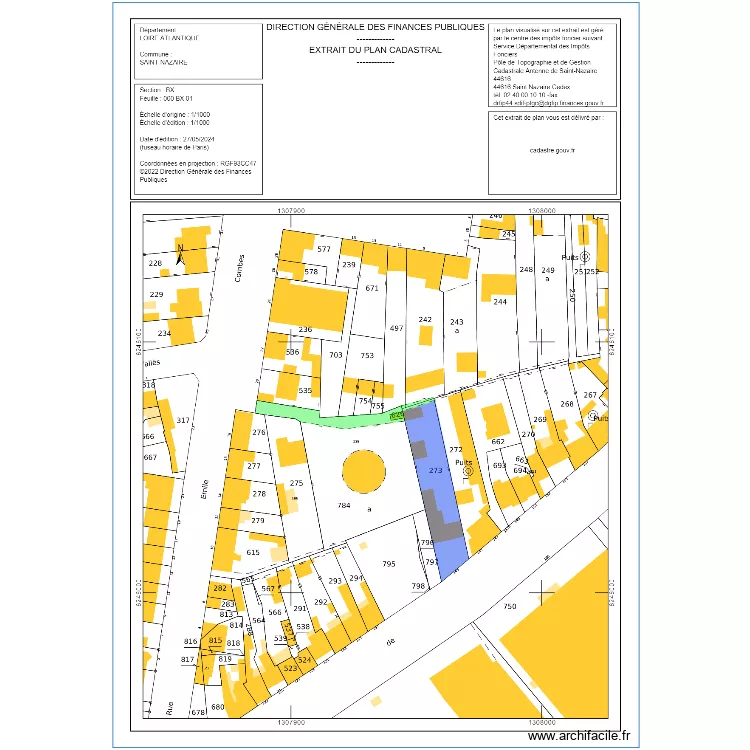 Saint Nazaire - 143 trignac. Plan de Saint Nazaire - 143 trignac. Plan de