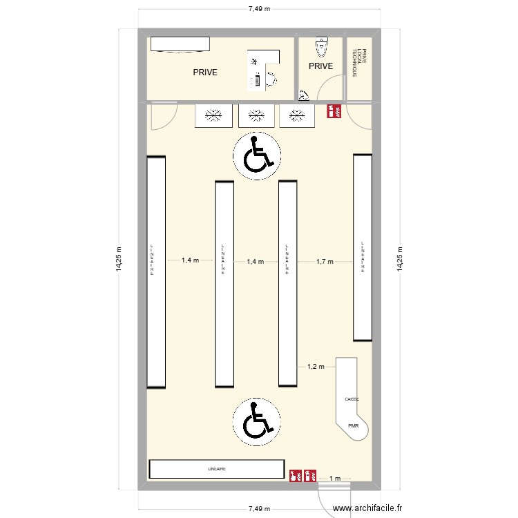 Bezannes Market. Plan de 4 pièces et 95 m2