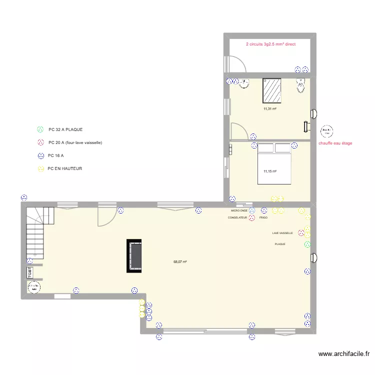 RENARD PC ANCIENNE PARTIE 13 mai 2026. Plan de 3 et 91 m² RENARD PC ANCIENNE PARTIE 13 mai 2026. Plan de 3 et 91 m²