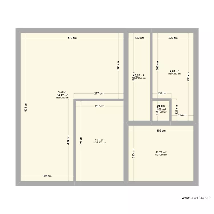 Projet IDR Chevaigné_LOT 2. Plan de 6 et 74 m² Projet IDR Chevaigné_LOT 2. Plan de 6 et 74 m²